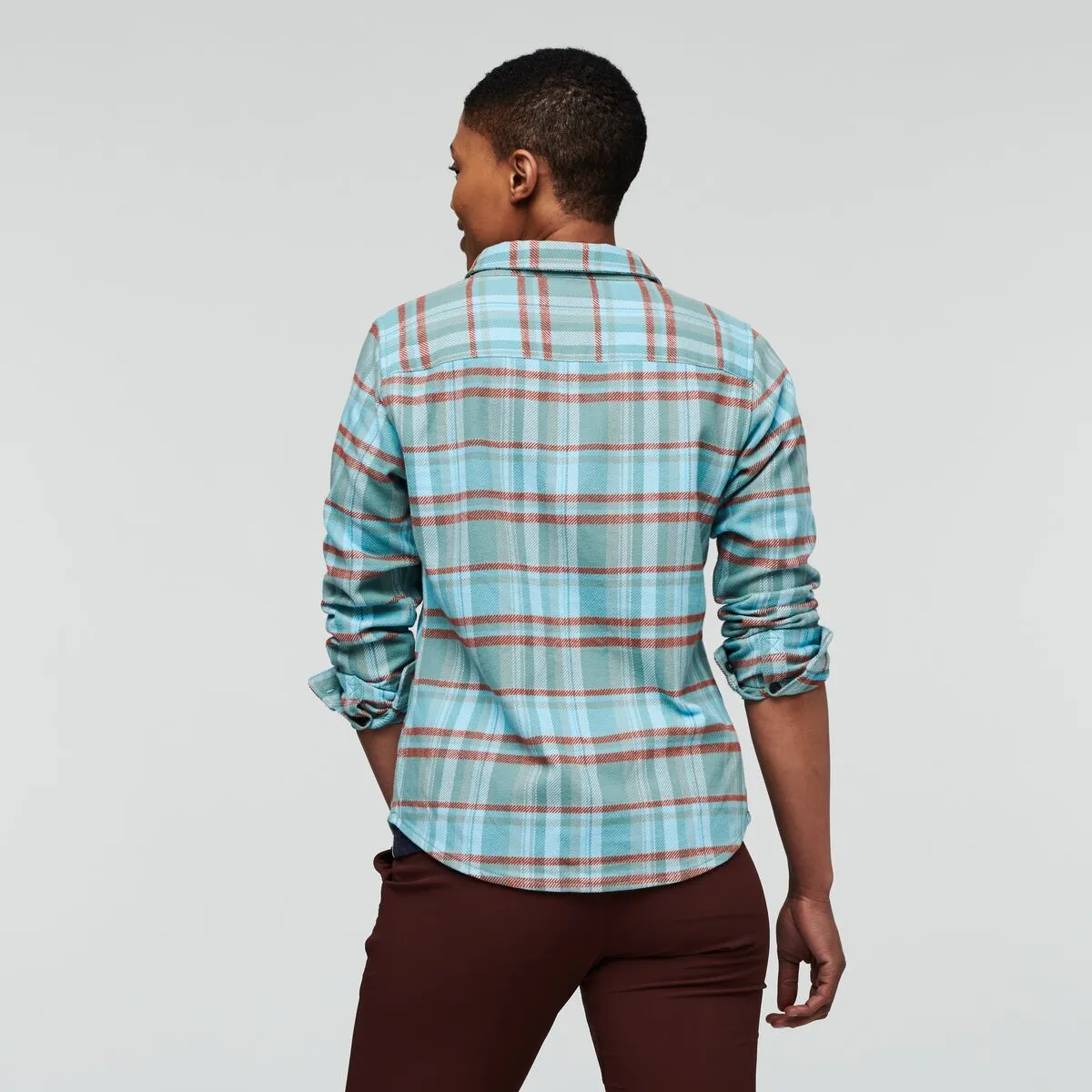 Cotopaxi Mero chemise flanelle femme coton bio à carreaux