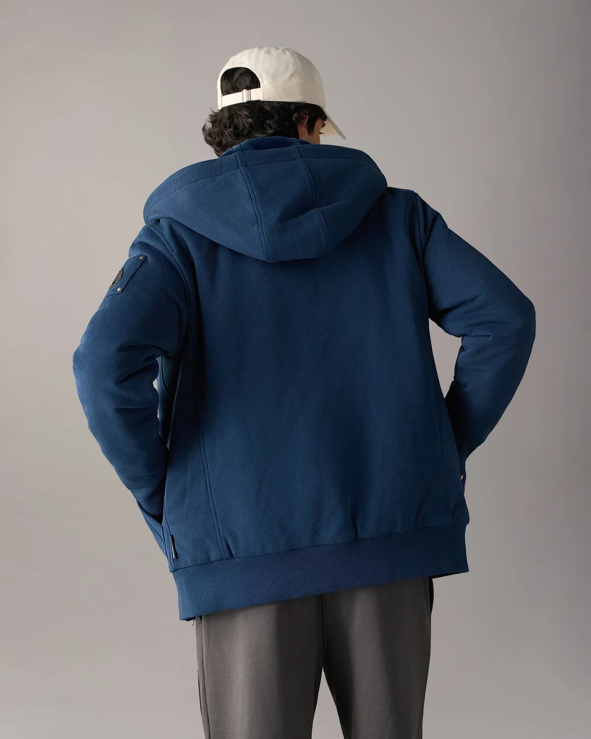 Moose Knuckles Classic Bunny Hoodie sweat nightfall