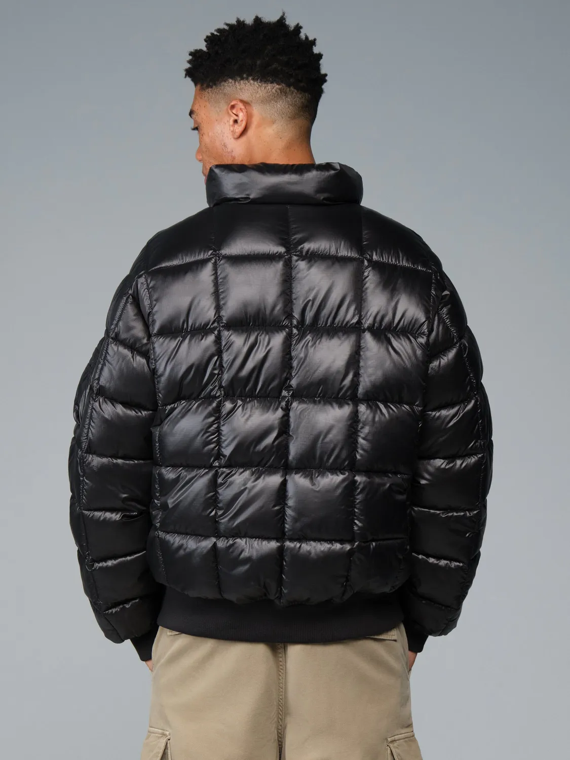 Alpha Industries MA-1 Puffer bomber noir déperlant