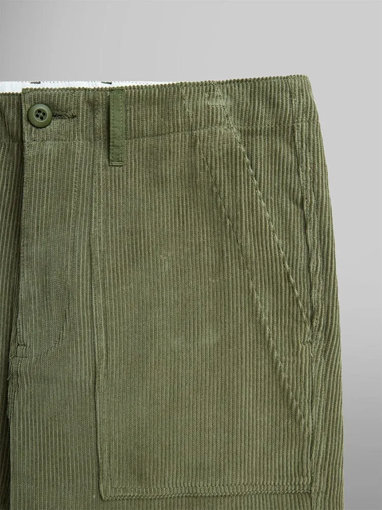 Alpha Industries Corduroy Fatigue pantalon vert velours