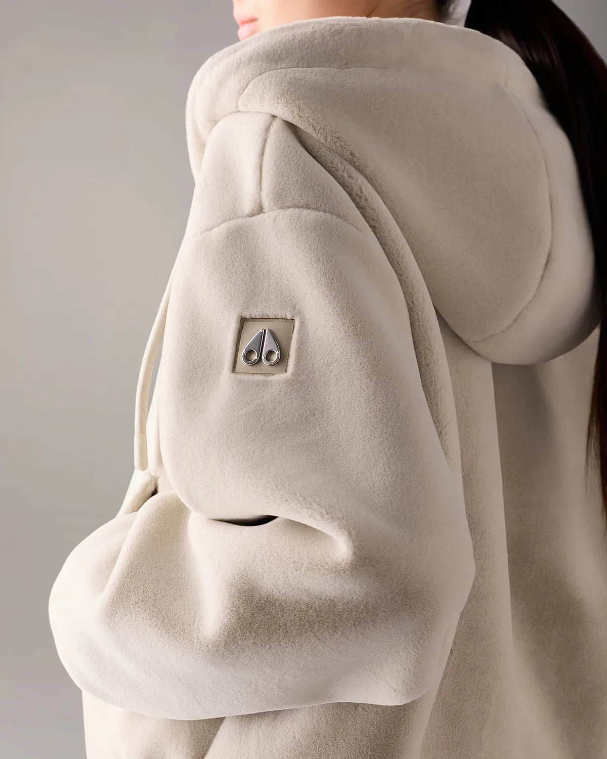 Moose Knuckles Eaton Bunny hoodie réversible monogramme