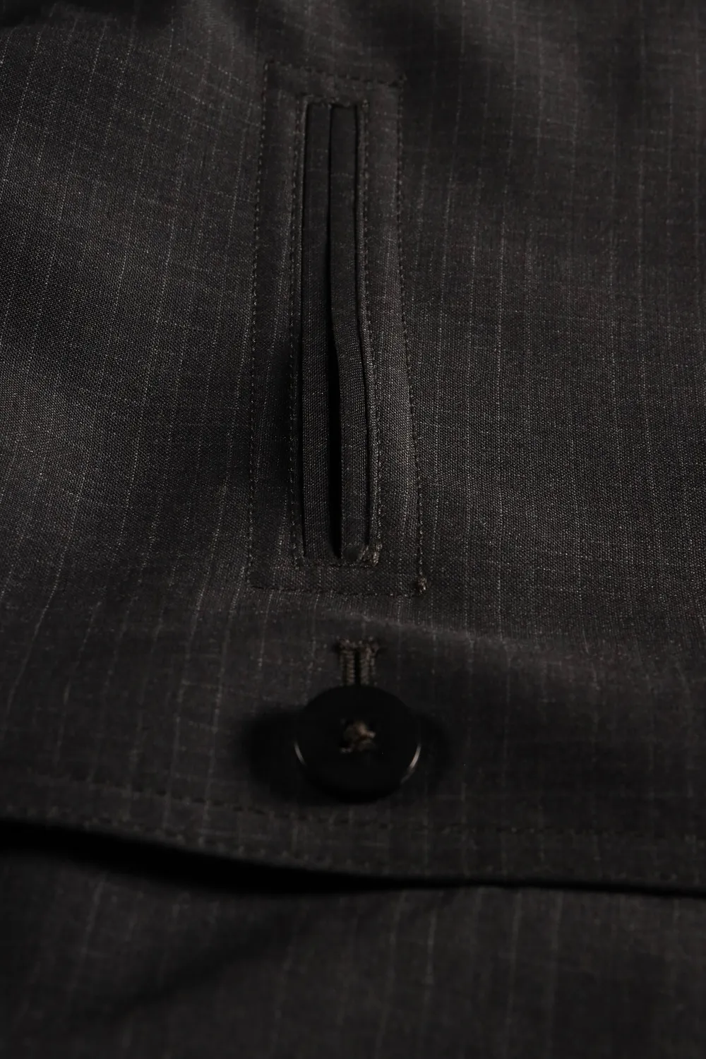 Hollington veste Megève laine légère noire ripstop