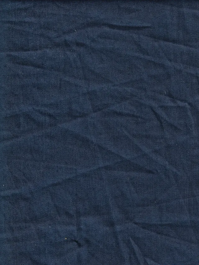 Hollington toile coton élasthanne bleu scandinave tissu au mètre