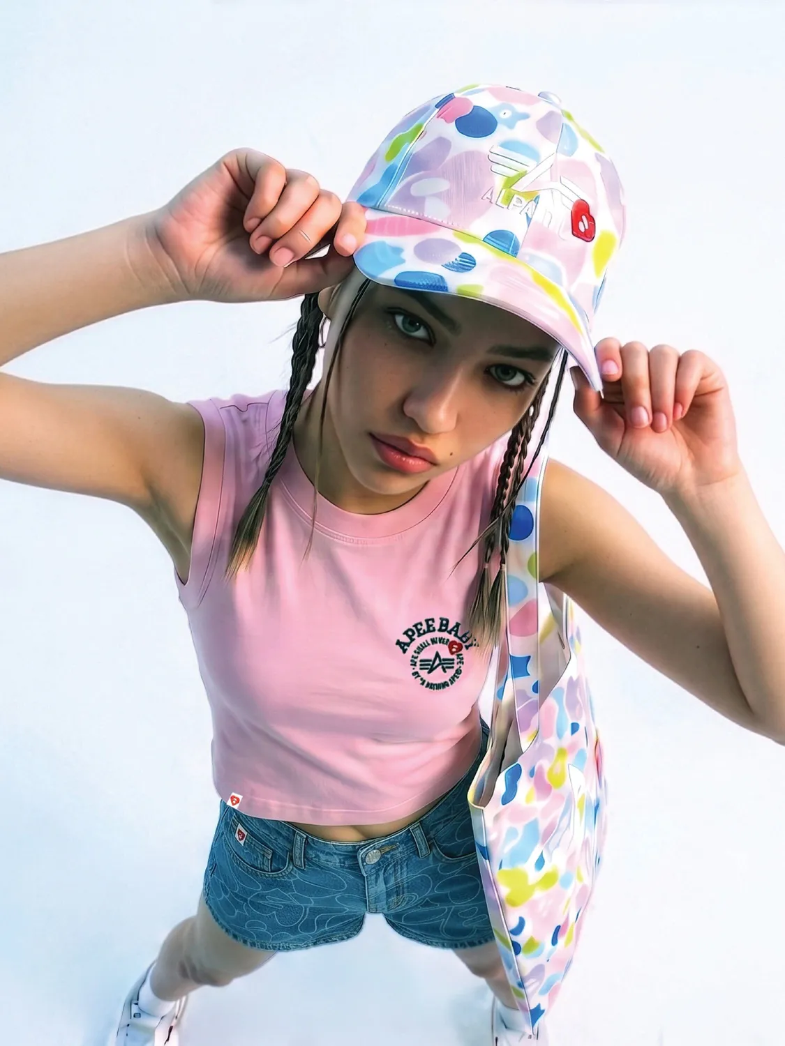 Alpha Industries APEE tank débardeur coton rose