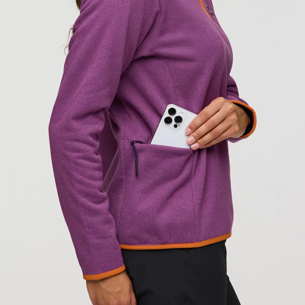 Cotopaxi Envo polaire femme quart zip douce recyclée
