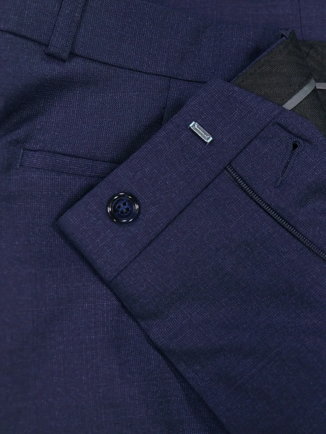 Hollington Siza pantalon laine marine super 130