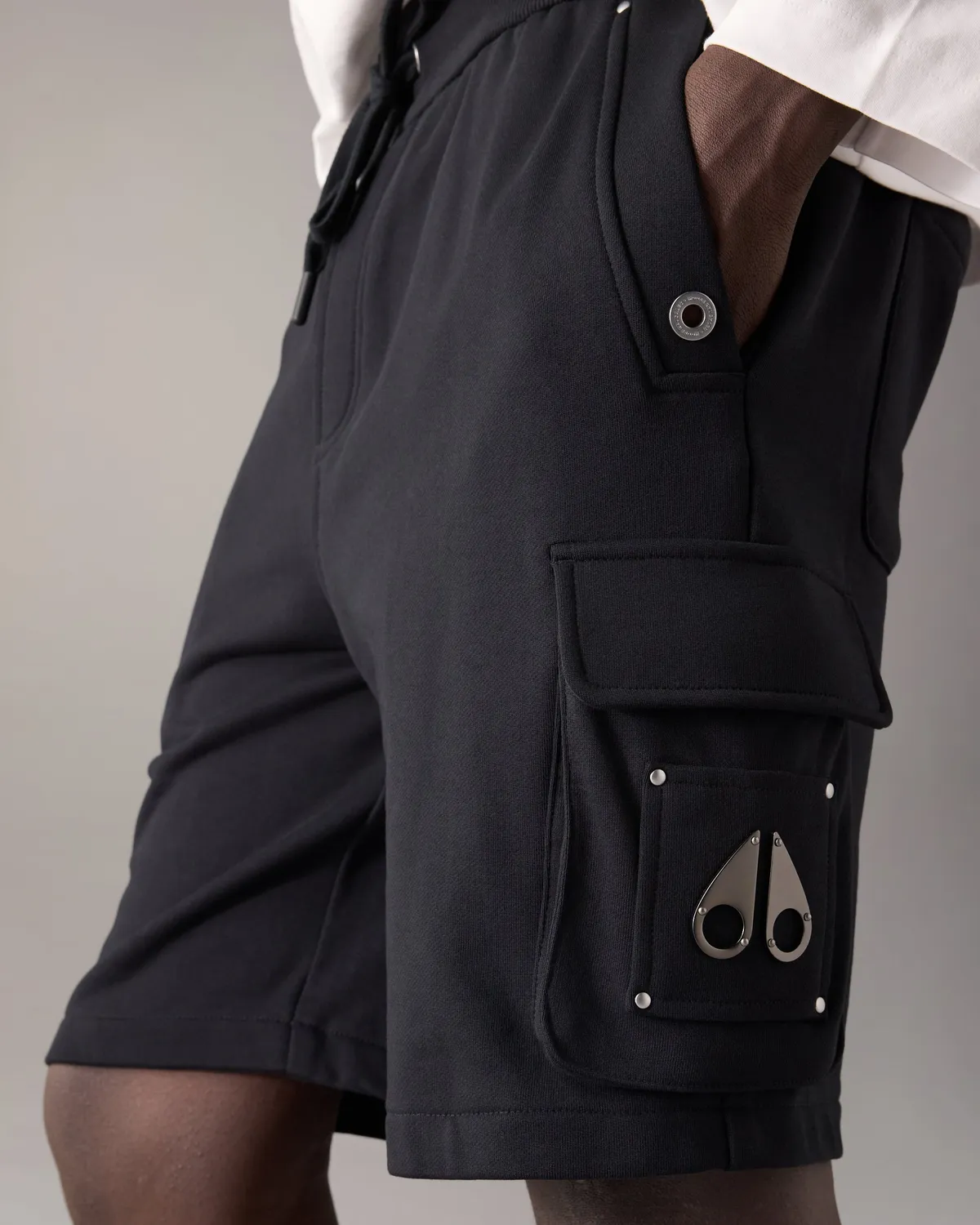 Moose Knuckles Hartsfield Cargo short noir coton