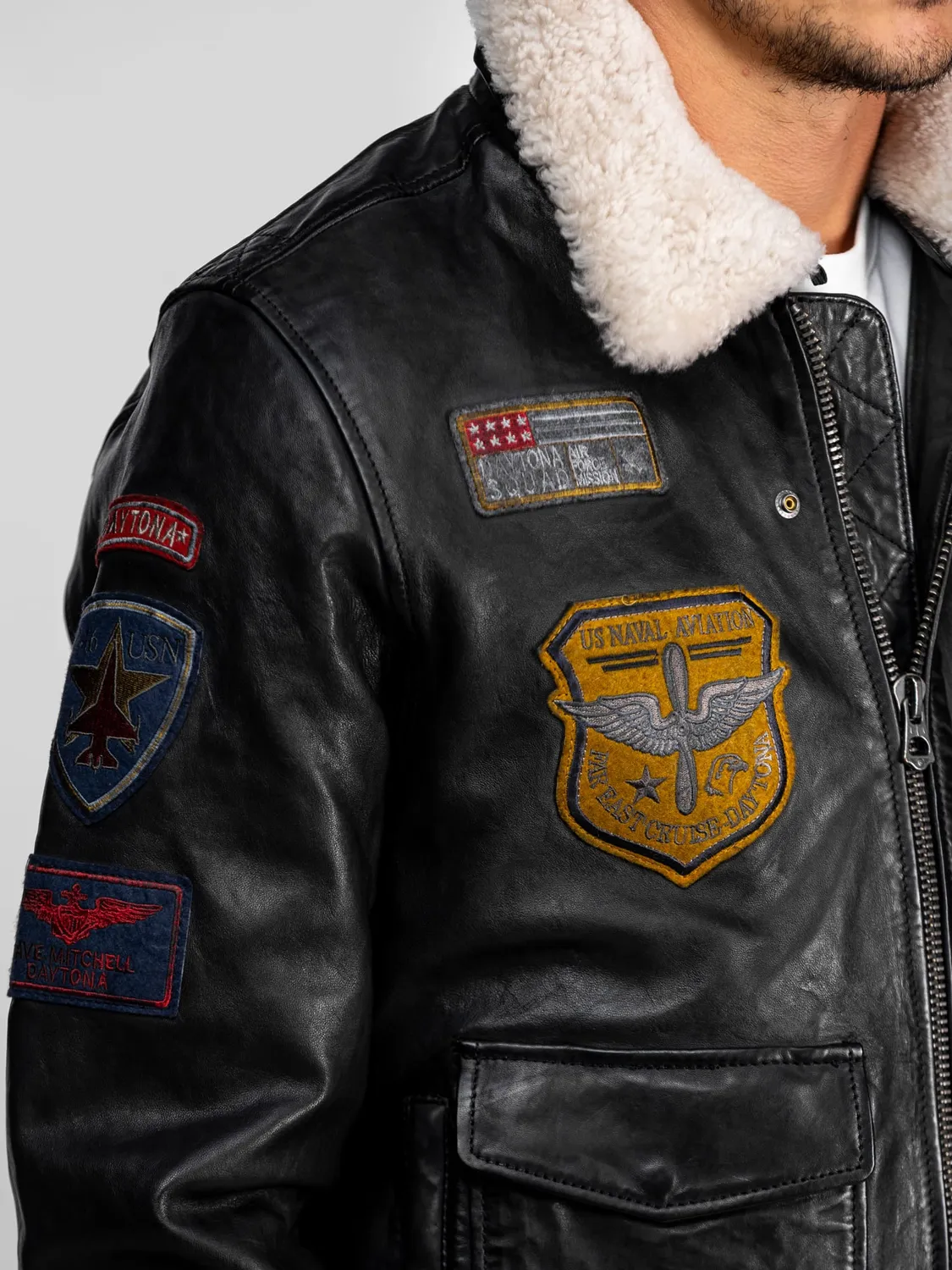 Daytona Mythic blouson aviateur cuir mouton
