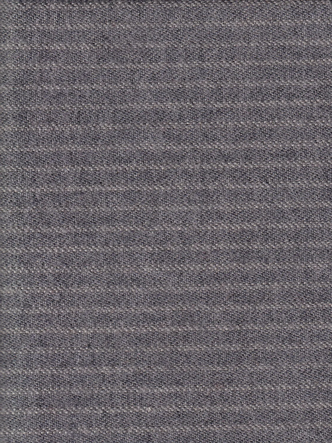 HOLLINGTON Toile Laine Coton tissu double-face rayures grises