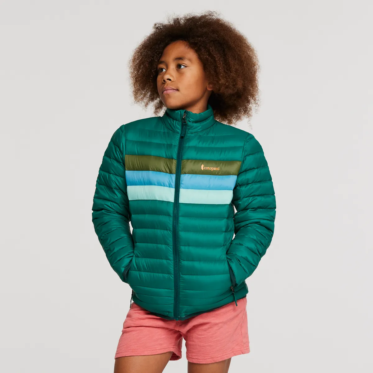 Cotopaxi Fuego doudoune enfant Greenery duvet compressible
