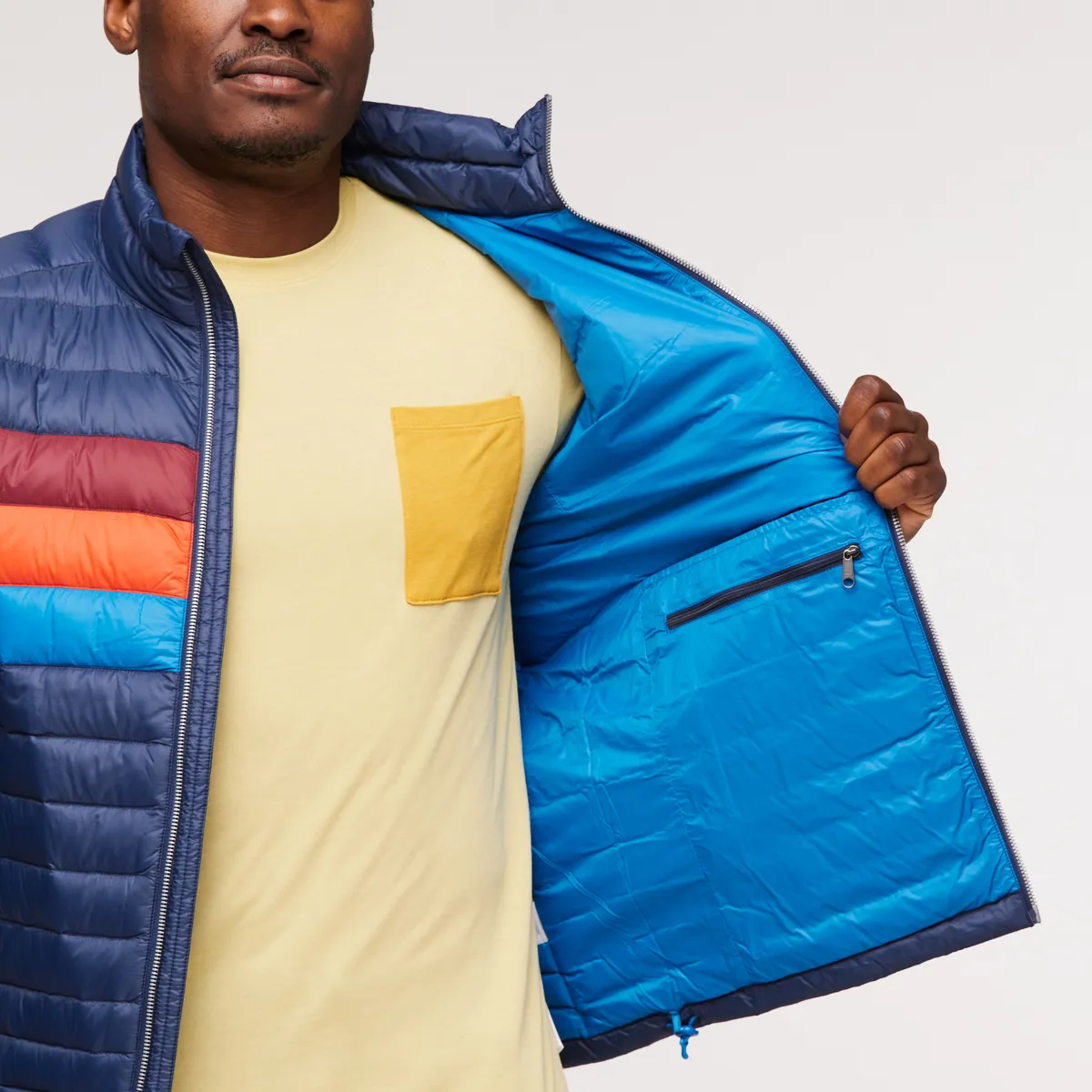 Cotopaxi Fuego doudoune homme Black Pacific Stripes