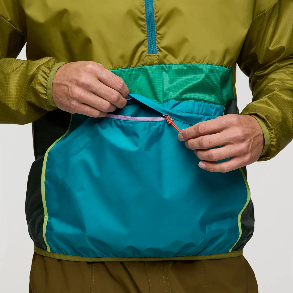 Cotopaxi Teca Half-Zip coupe-vent homme Thumbs Up déperlant