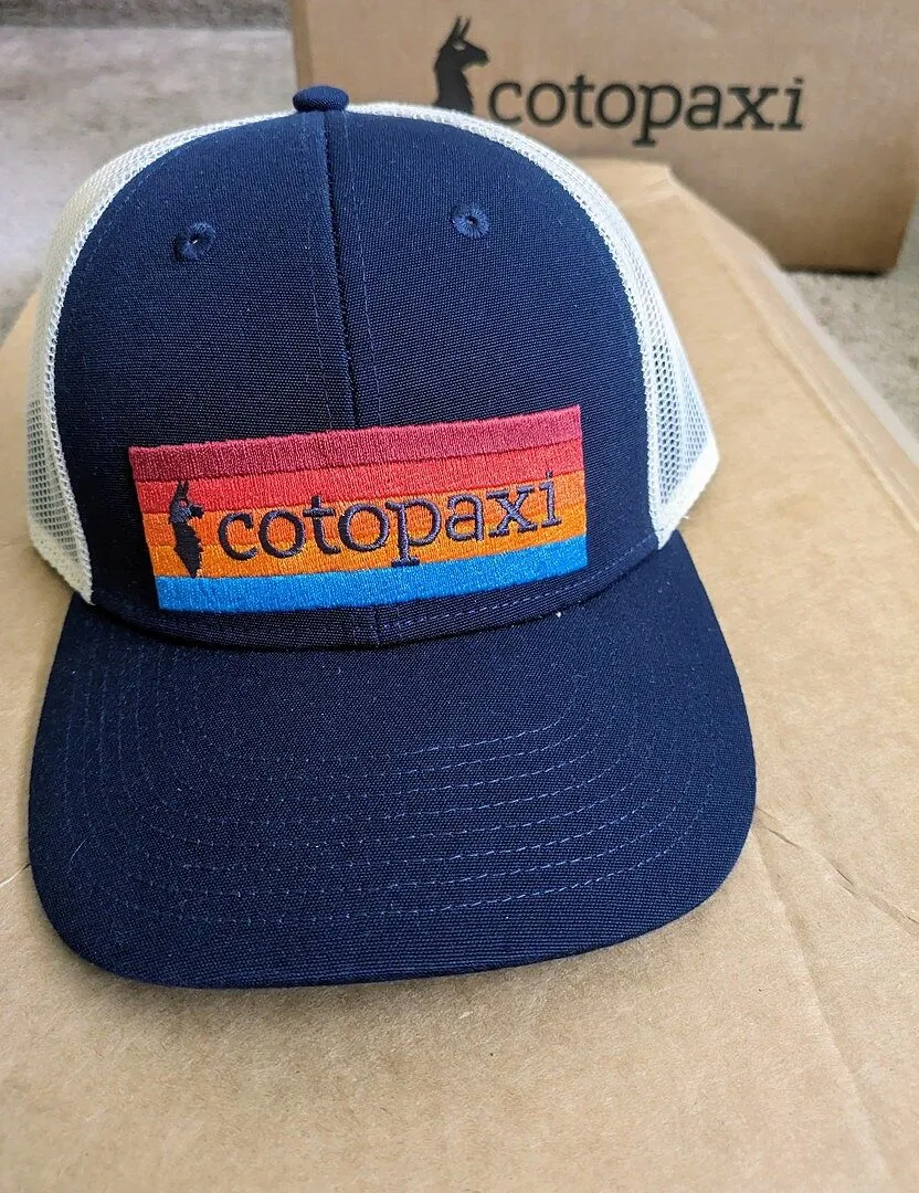 Cotopaxi Horizon casquette trucker Deep Ocean réglable