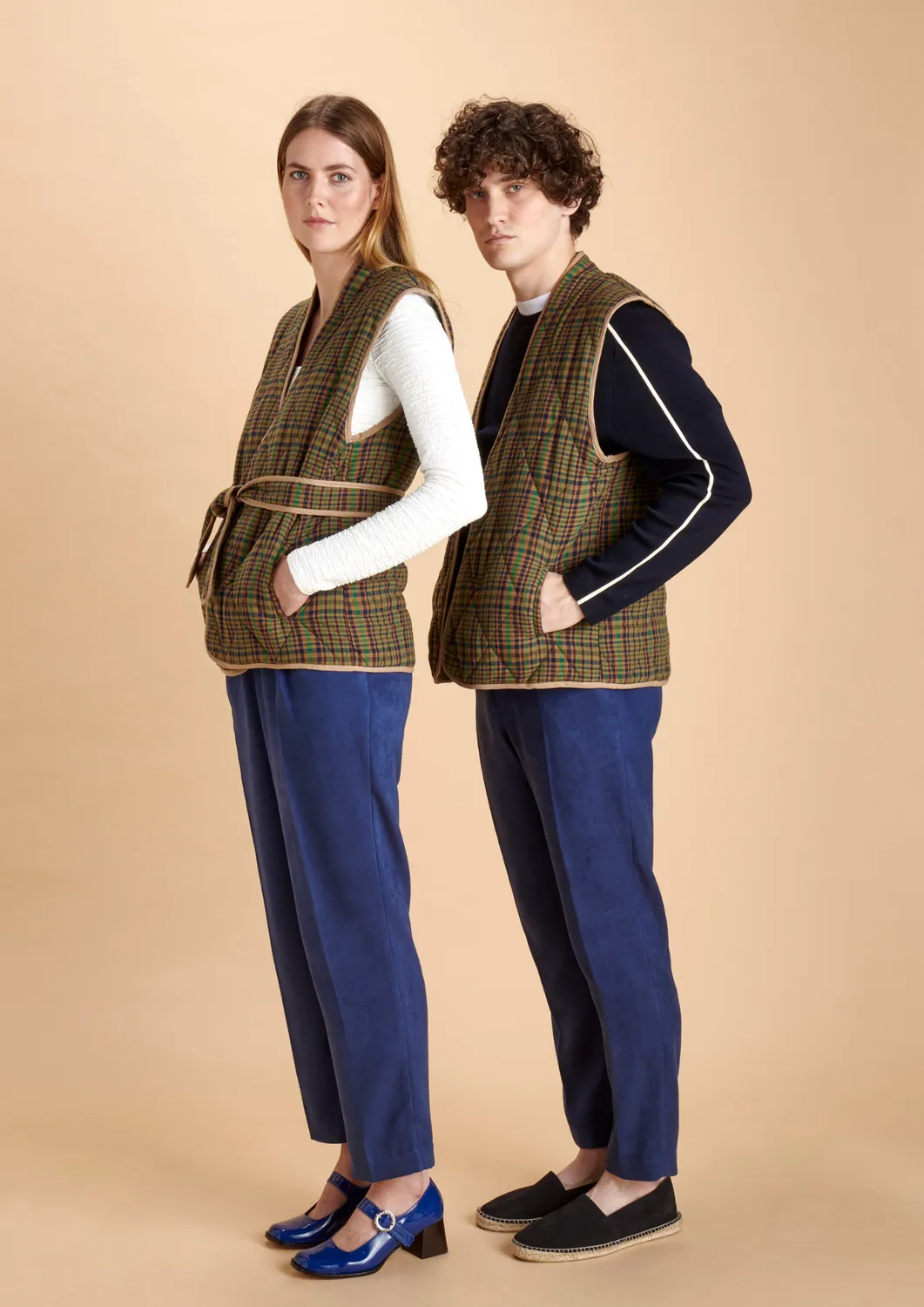 SOUBACQ Bilbao gilet matelassé carreaux
