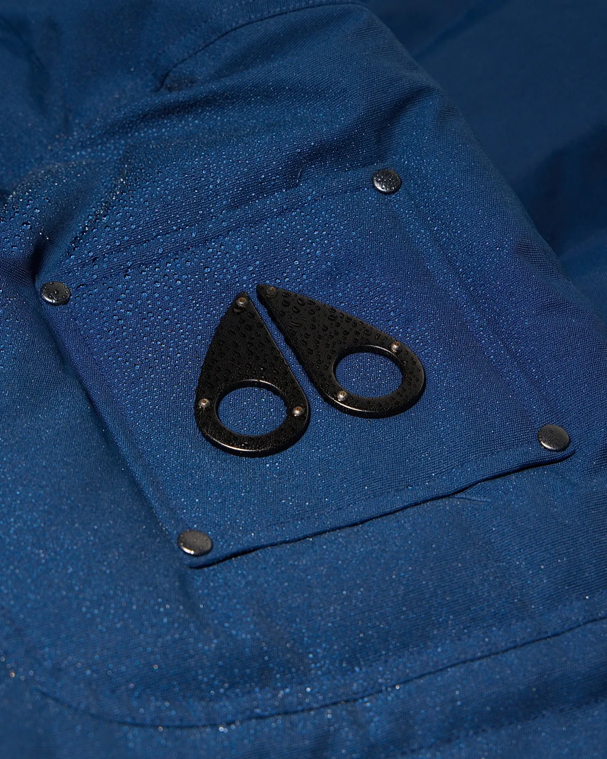 Moose Knuckles Banff bomber bleu nuit duvet