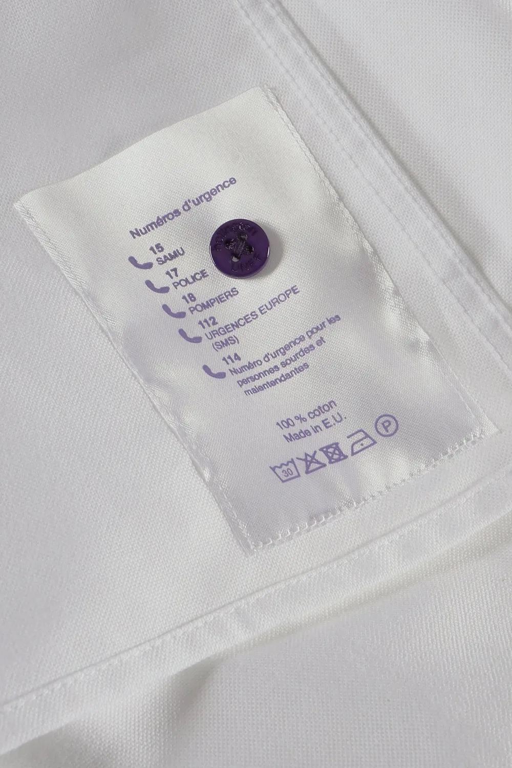 Hollington Cloé UNFF chemise coton oxford blanche
