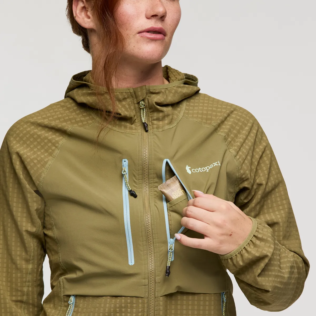 Cotopaxi Yermo veste femme Moss softshell capuche