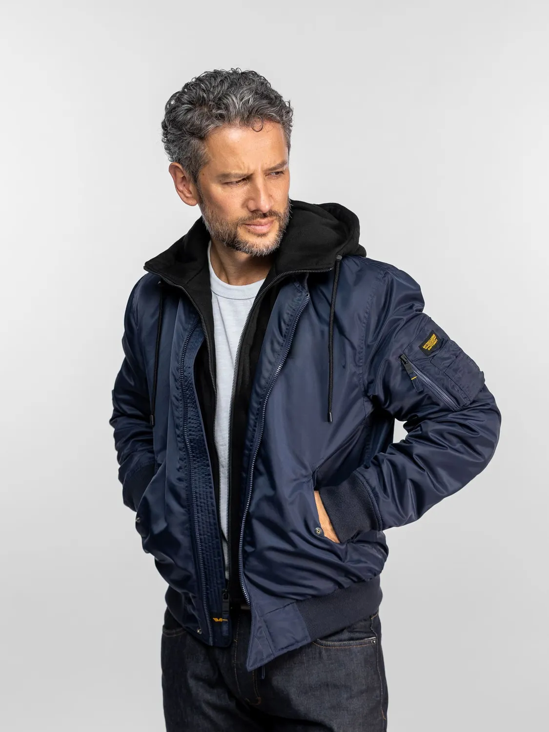 Daytona Charleston bomber nylon capuche