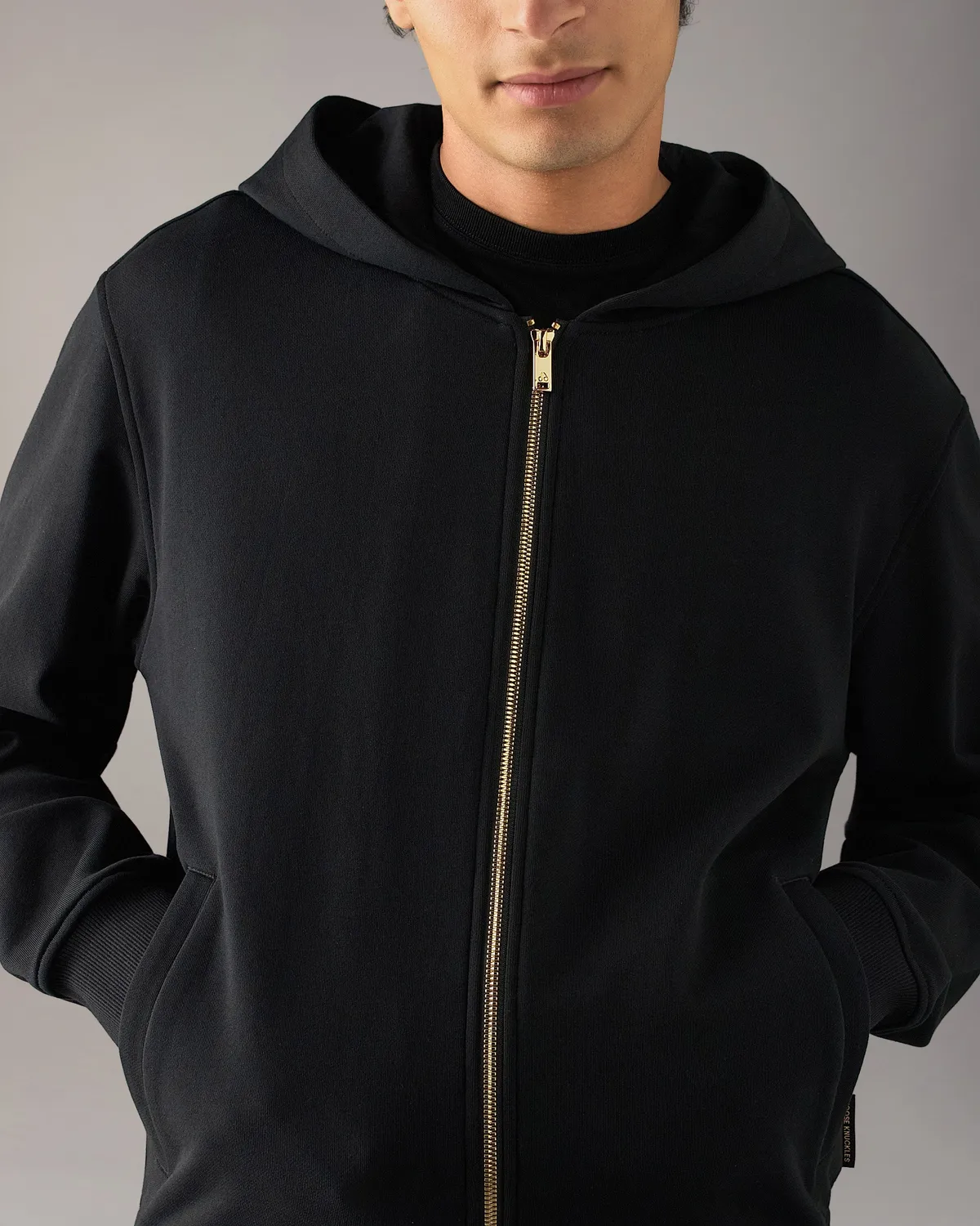 Moose Knuckles Hartsfield hoodie zippé noir