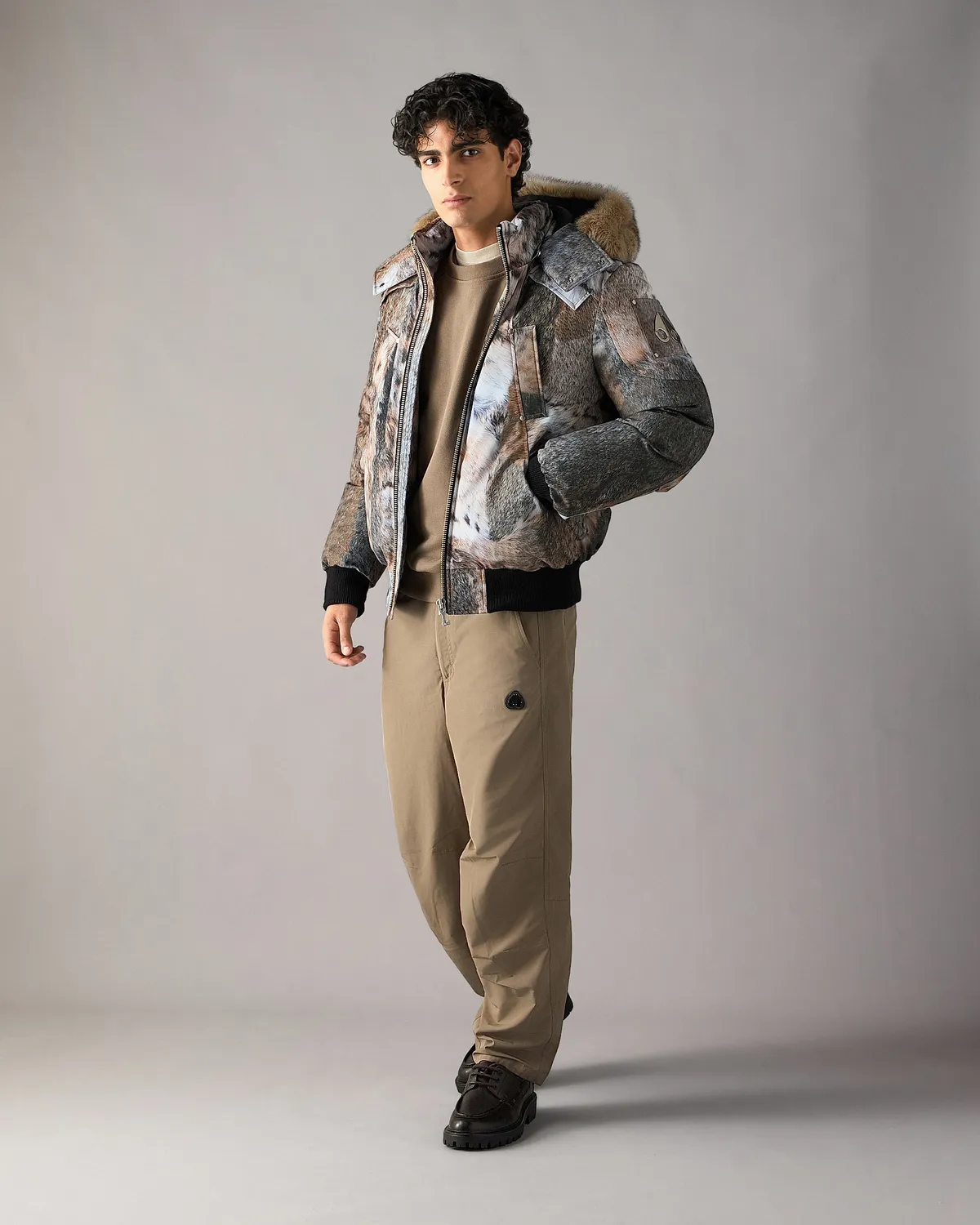 Moose Knuckles Original Ballistic bomber bronze imprimé