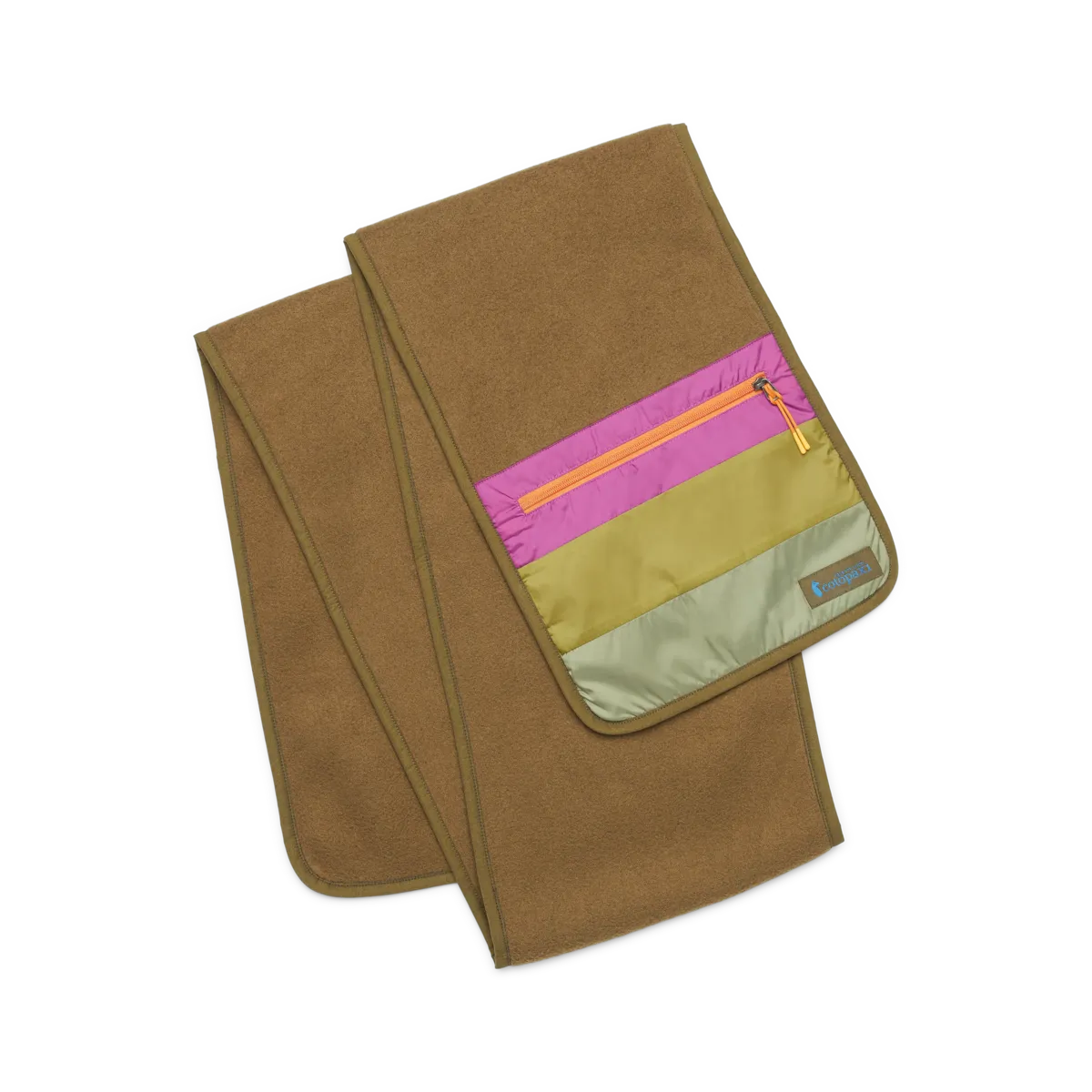 Cotopaxi Teca Fleece Scarf écharpe River Bed poche zippée