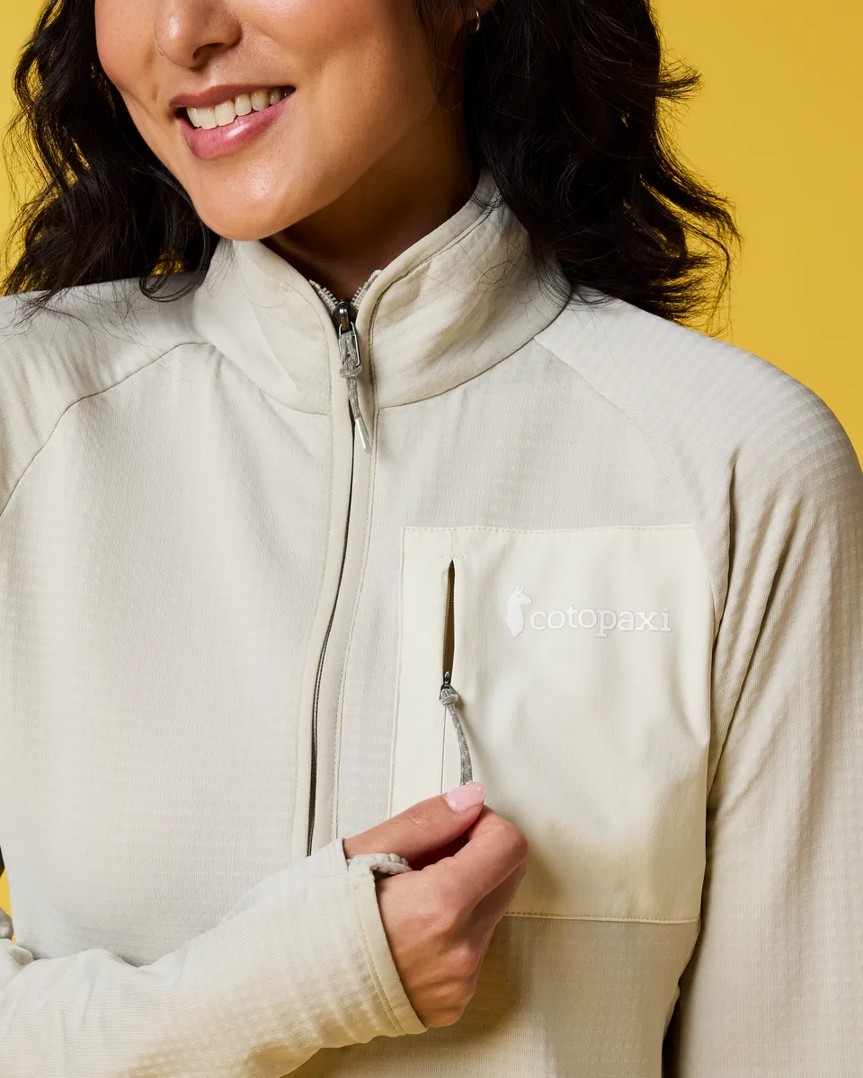 Cotopaxi Otero Half-Zip polaire femme Crimson respirant
