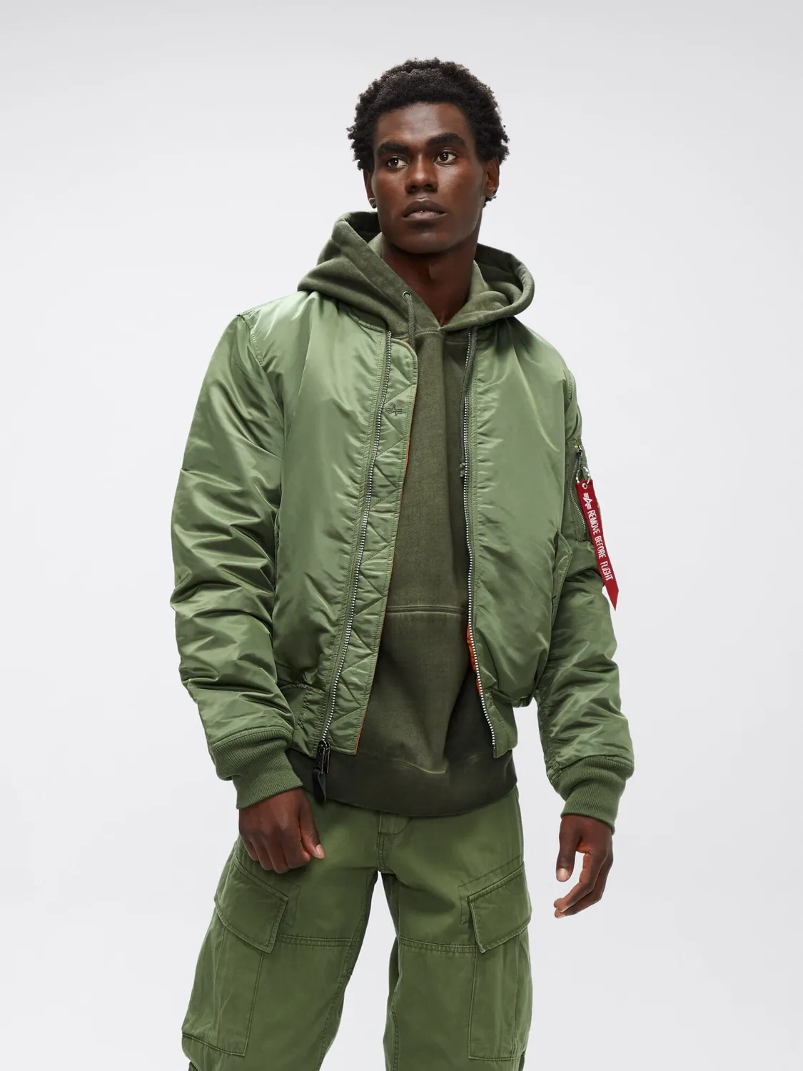 Alpha Industries MA-1 Slim Fit bomber réversible déperlant