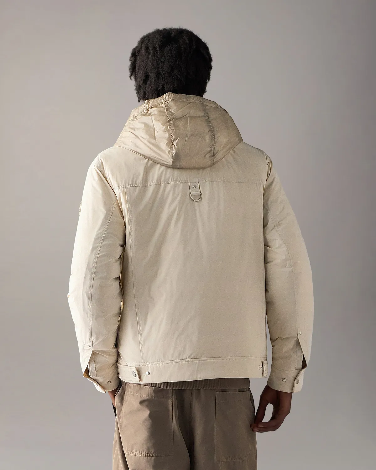 Moose Knuckles Brixton veste trucker duvet alabaster