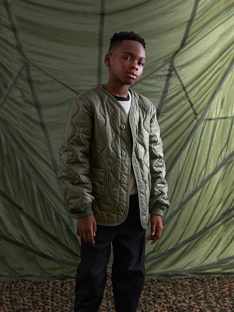 Alpha Industries ALS/92 doublure M-65 enfant olive matelassée
