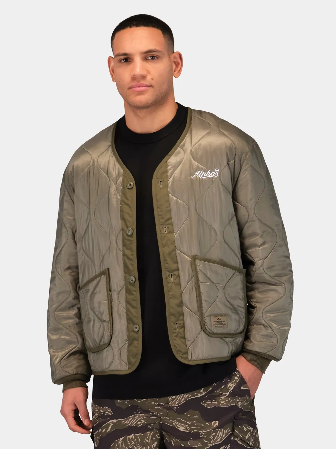 Alpha Industries ALS/92 liner matelassé vert léger