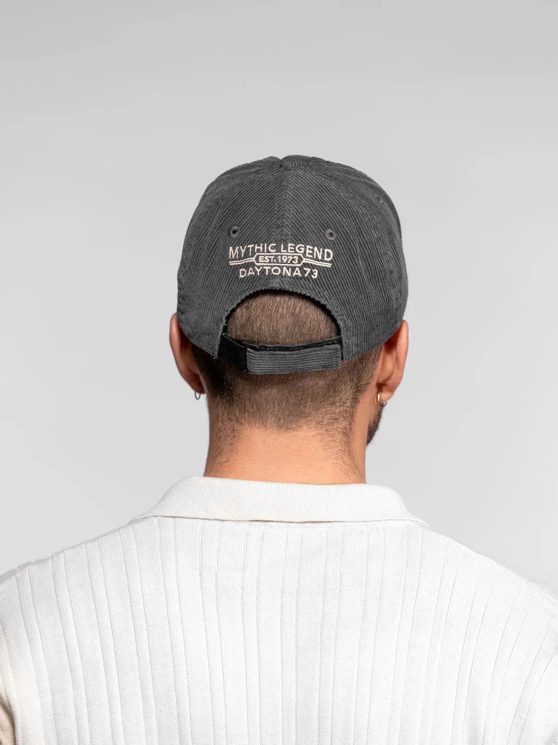 Daytona Brandon casquette velours Basalt taille unique