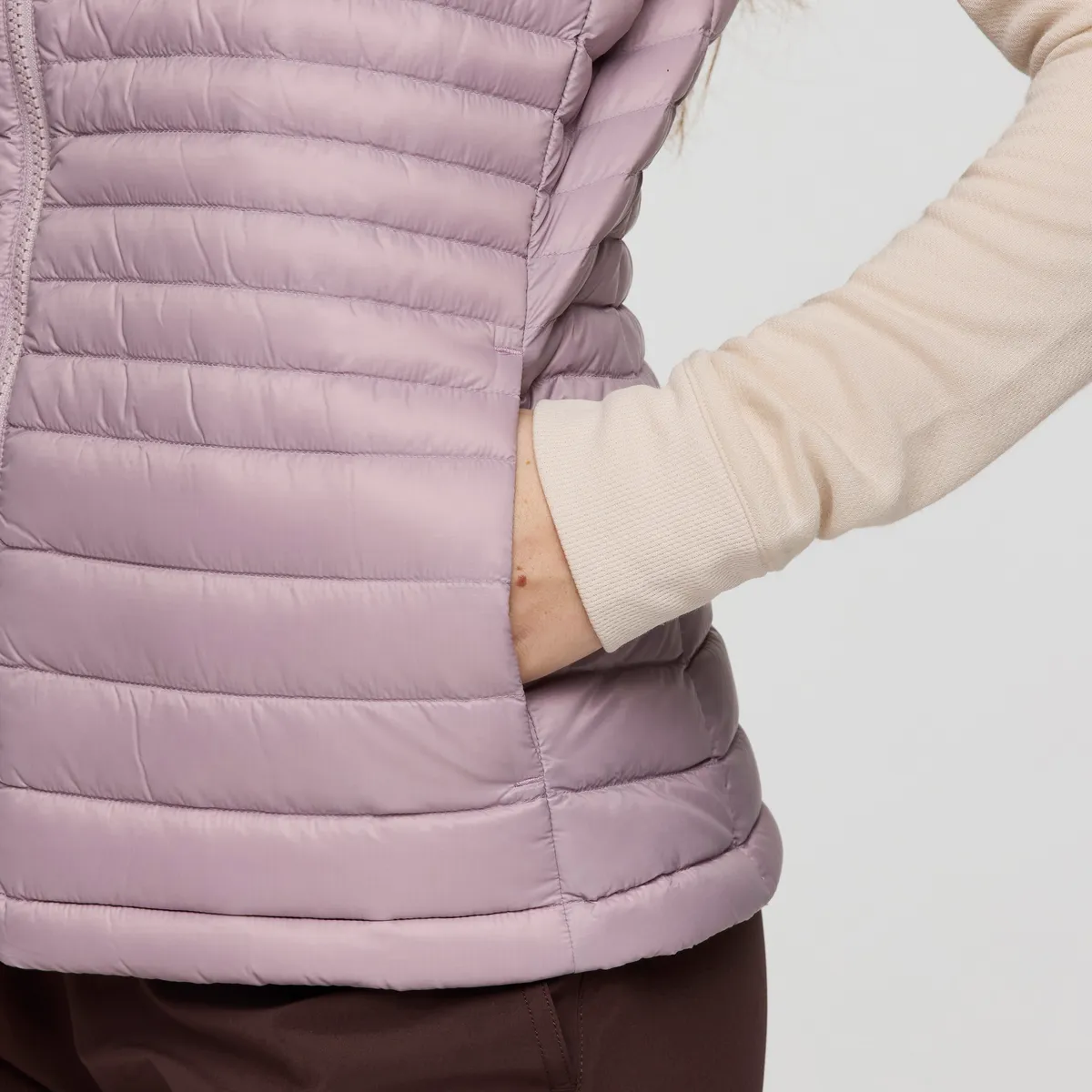 Cotopaxi Fuego gilet femme Quartz Stripes duvet 800