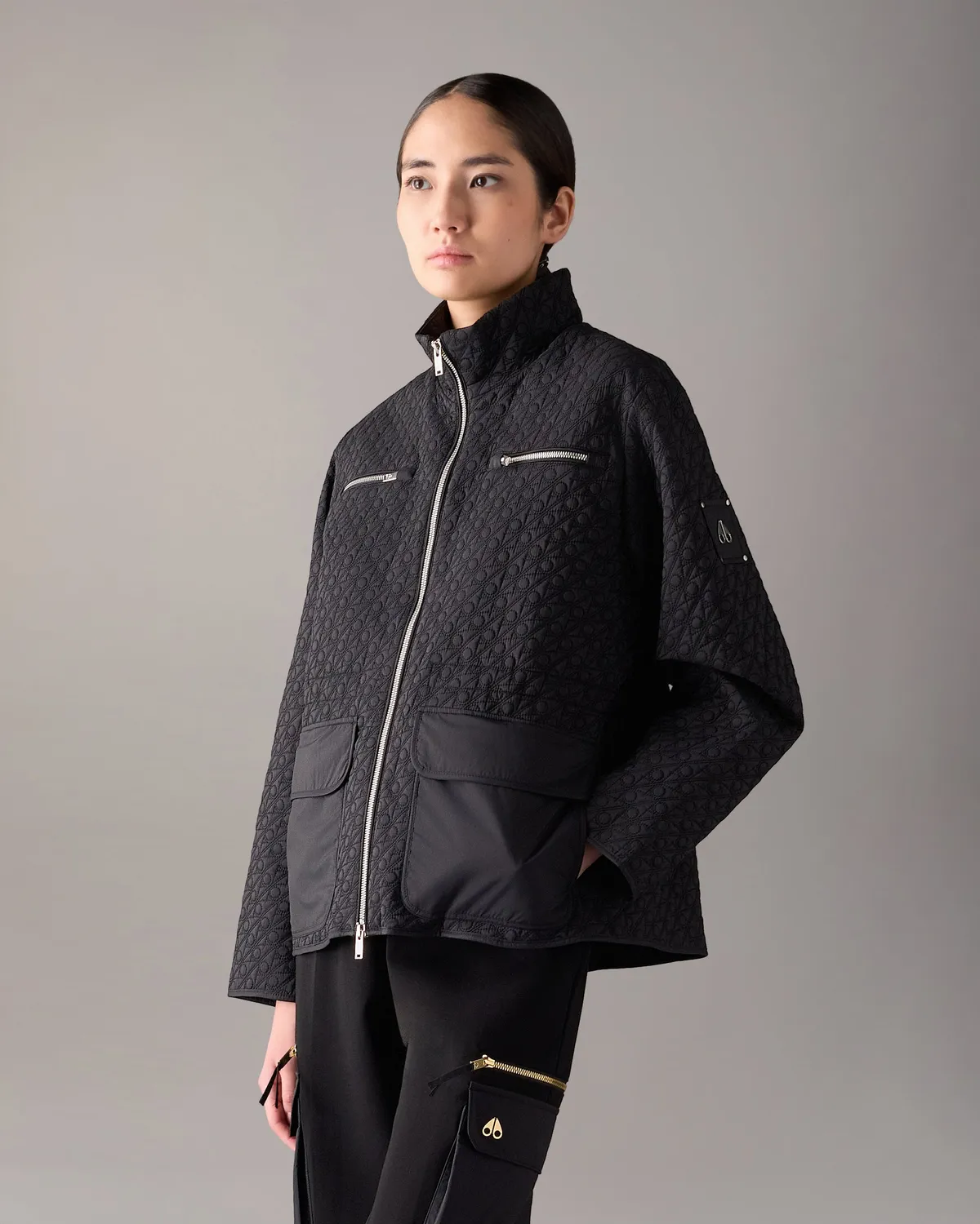 Moose Knuckles Lakeshore Jacket veste black monogram