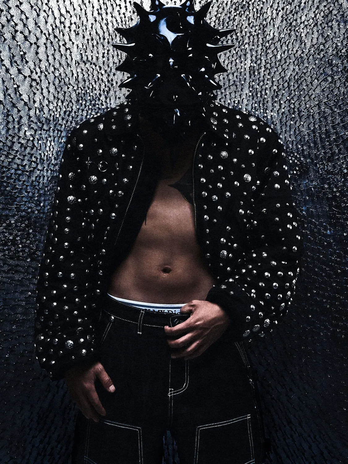 Thug Club x Alpha CWU 45/P bomber rivets noir
