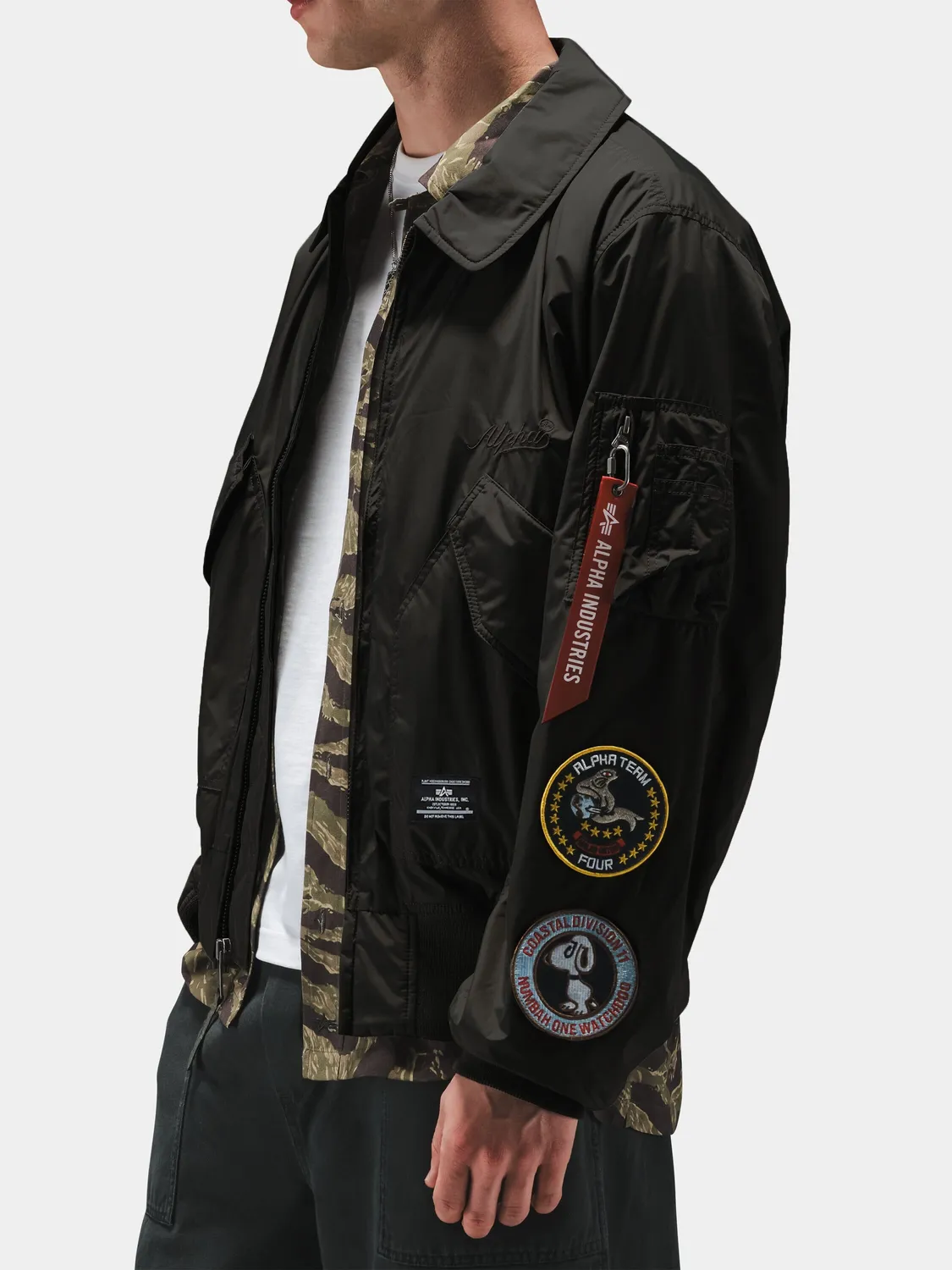 Alpha Industries CWU 36/P bomber noir léger déperlant