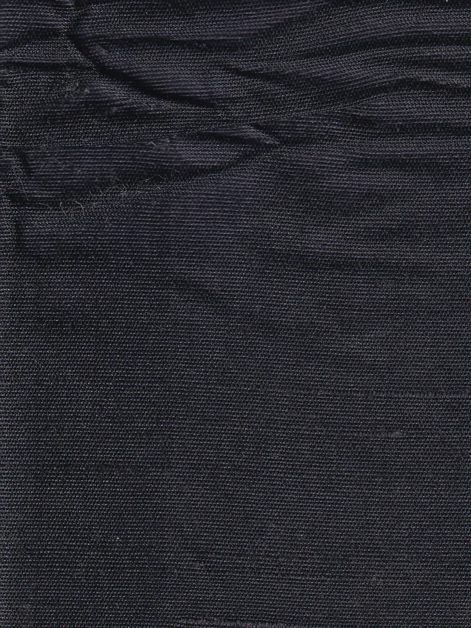 Hollington shantung tissu soie noire 11 m