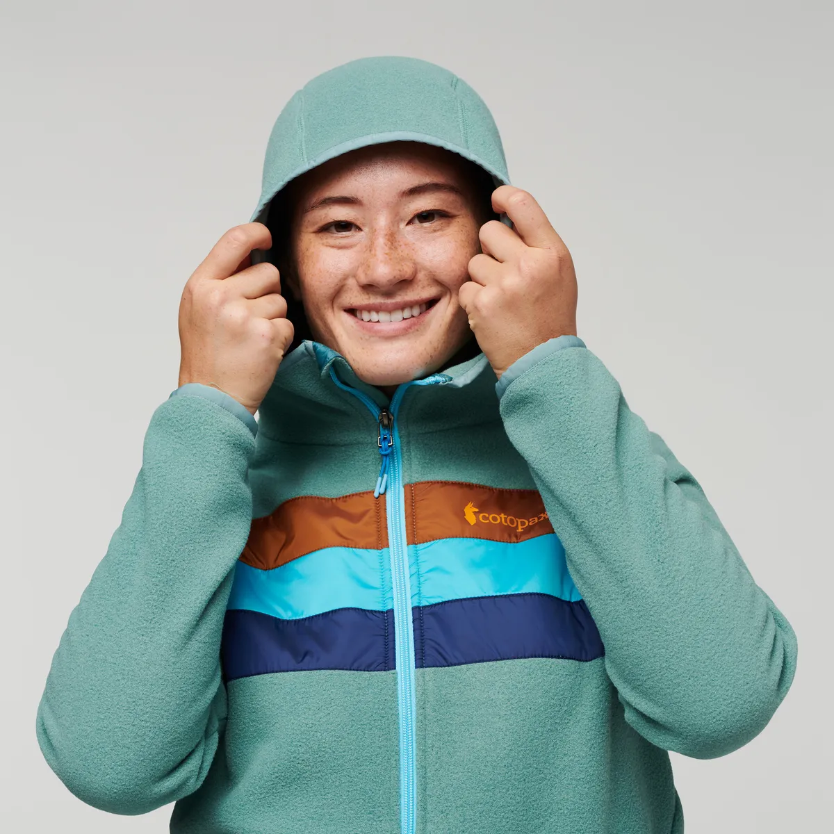 Cotopaxi Teca Fleece Hooded Full-Zip polaire femme Dragons Exist
