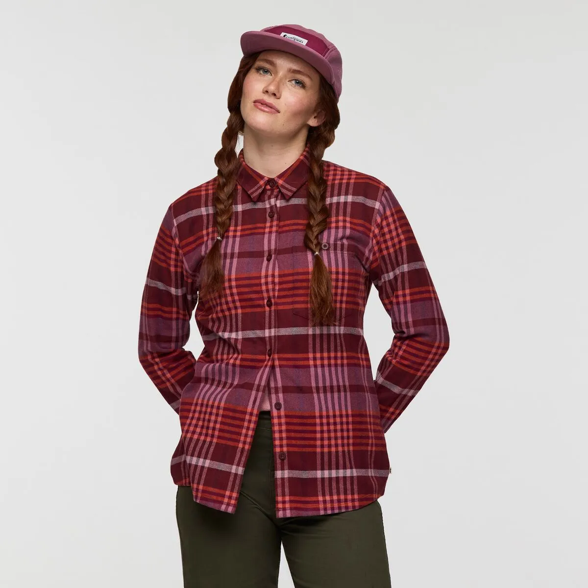 Cotopaxi Quedo Flannel chemise femme Cargo Plaid coton