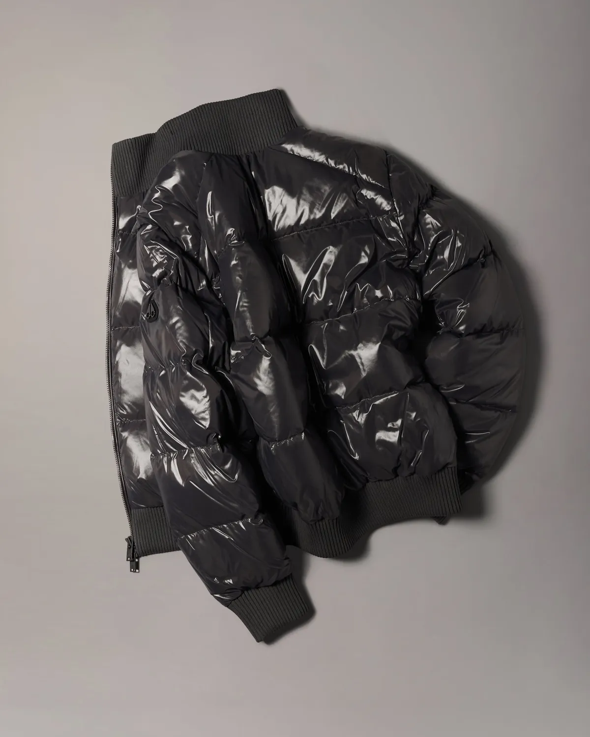 Moose Knuckles Kings blouson bomber duvet ciment
