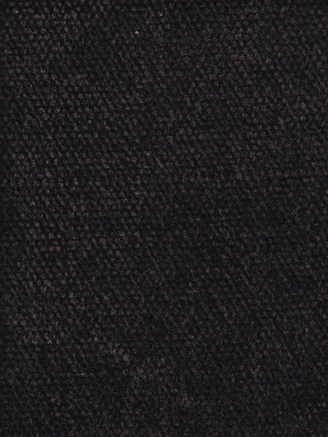 Hollington chenille brun prune tissu au mètre laine coton