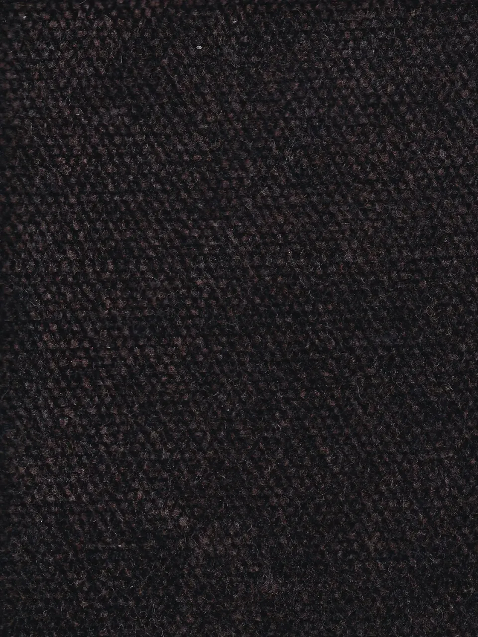 Hollington chenille brun prune tissu au mètre laine coton