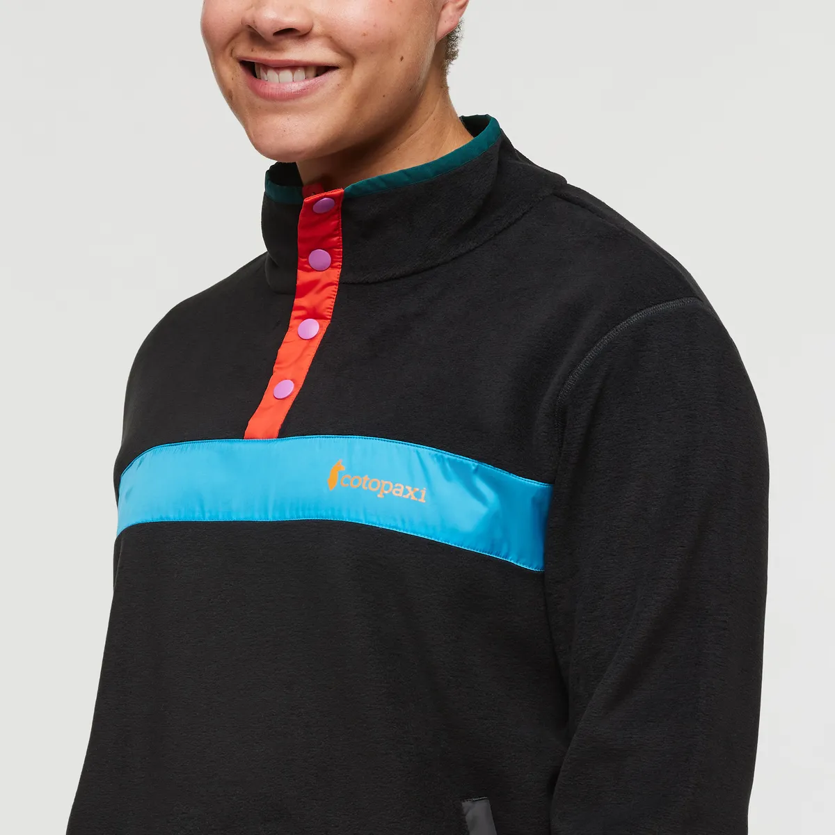 Cotopaxi Teca Fleece Pullover polaire femme Water Slide boutons