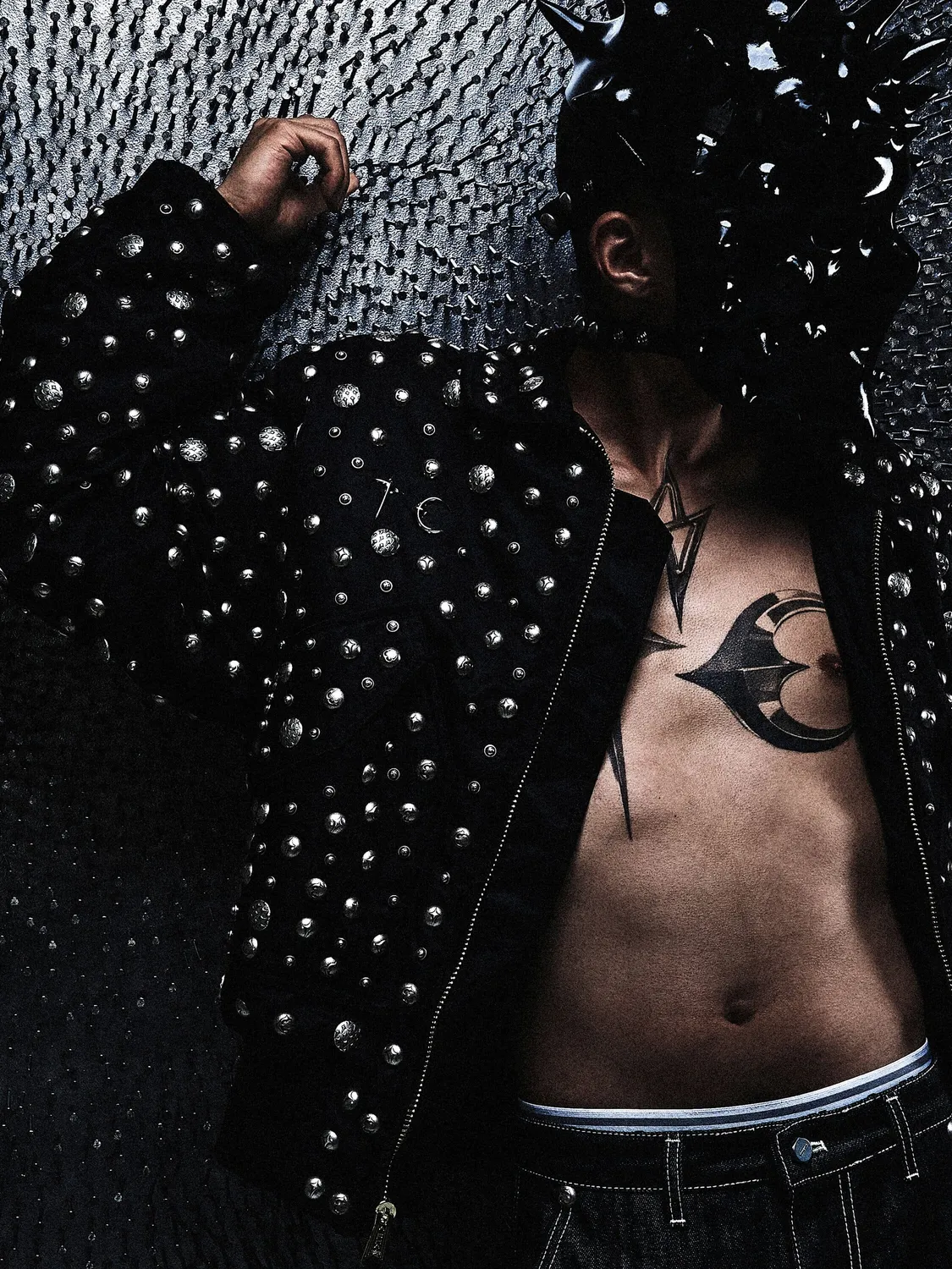 Thug Club x Alpha CWU 45/P bomber rivets noir