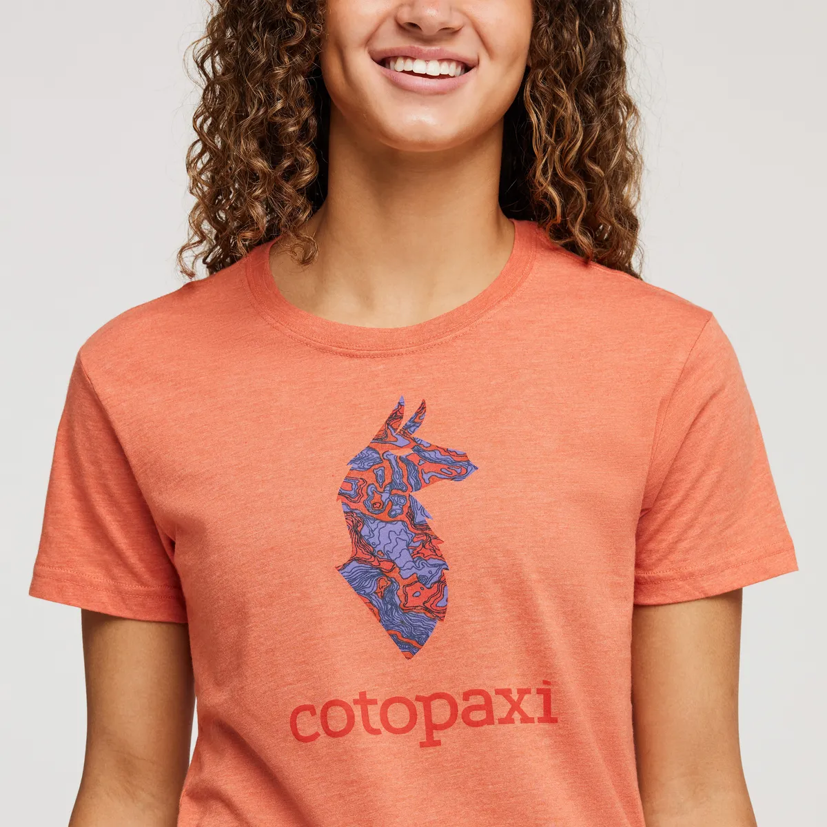 Cotopaxi Altitude Llama t-shirt femme Nectar lama kaléidoscope