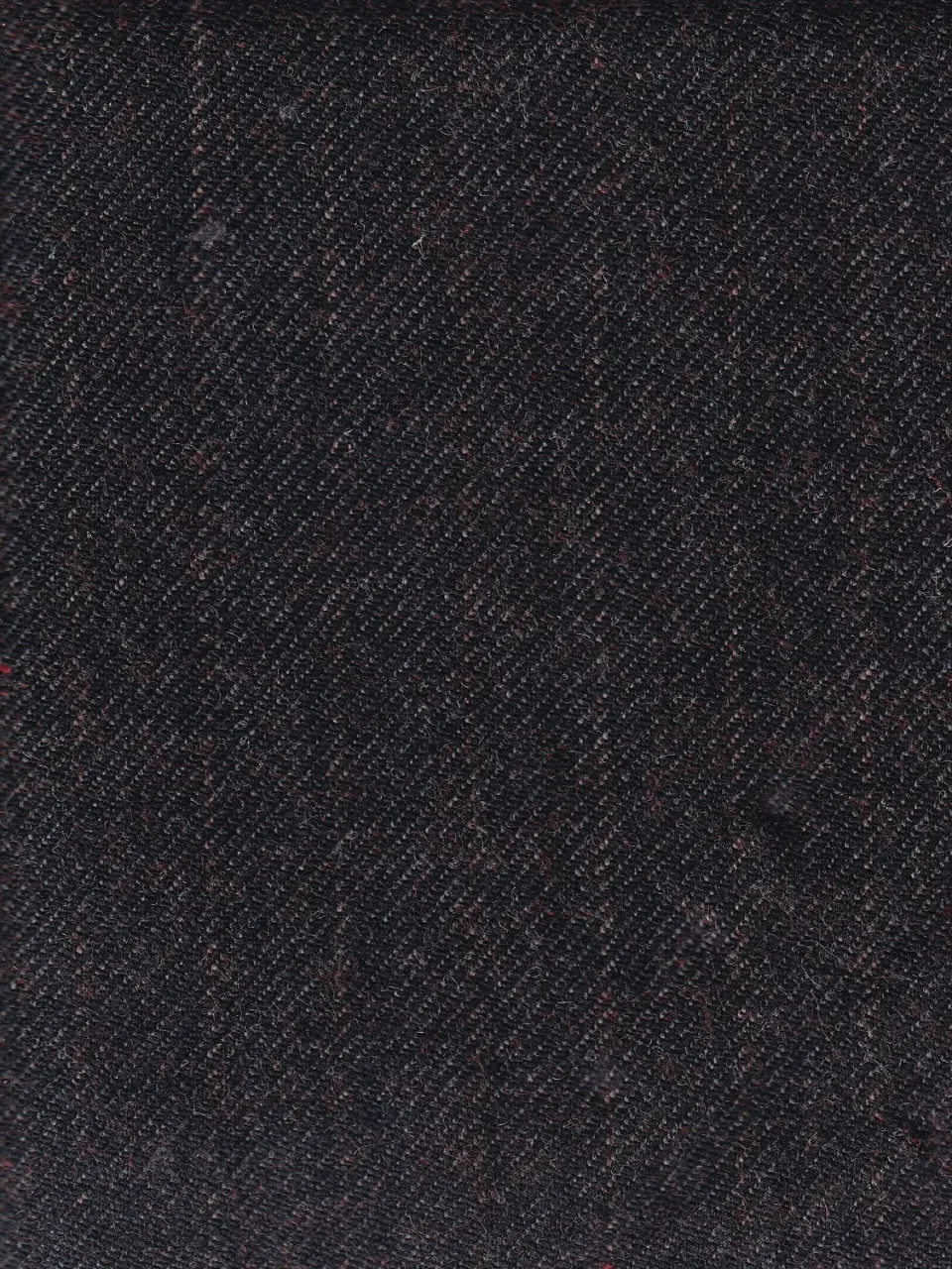 Hollington tissu laine double-face ébène tomette rayé