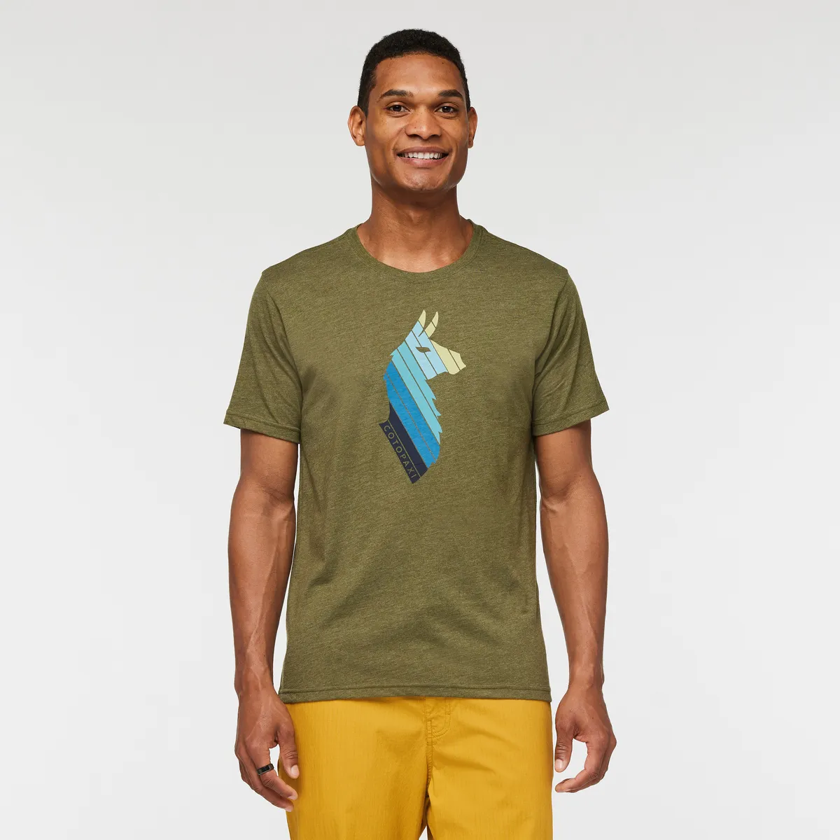 Cotopaxi Llama Stripes T-shirt homme Wheat doux