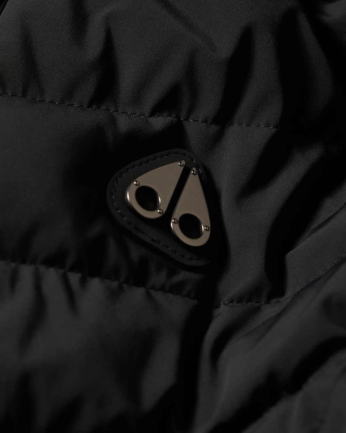 Moose Knuckles Elora gilet doudoune noir matelassé