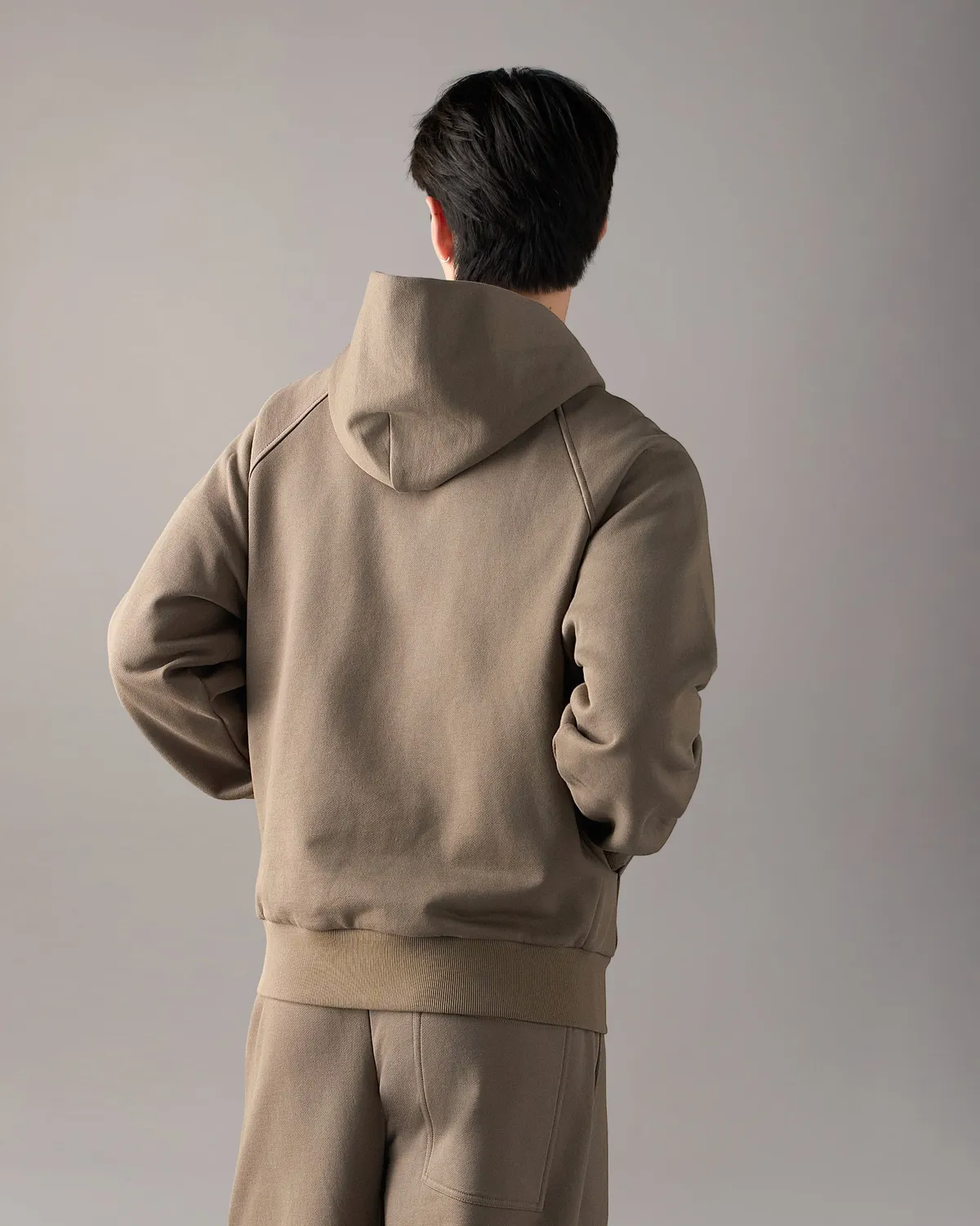 Moose Knuckles Yul Hoodie sweat ashen molleton doux
