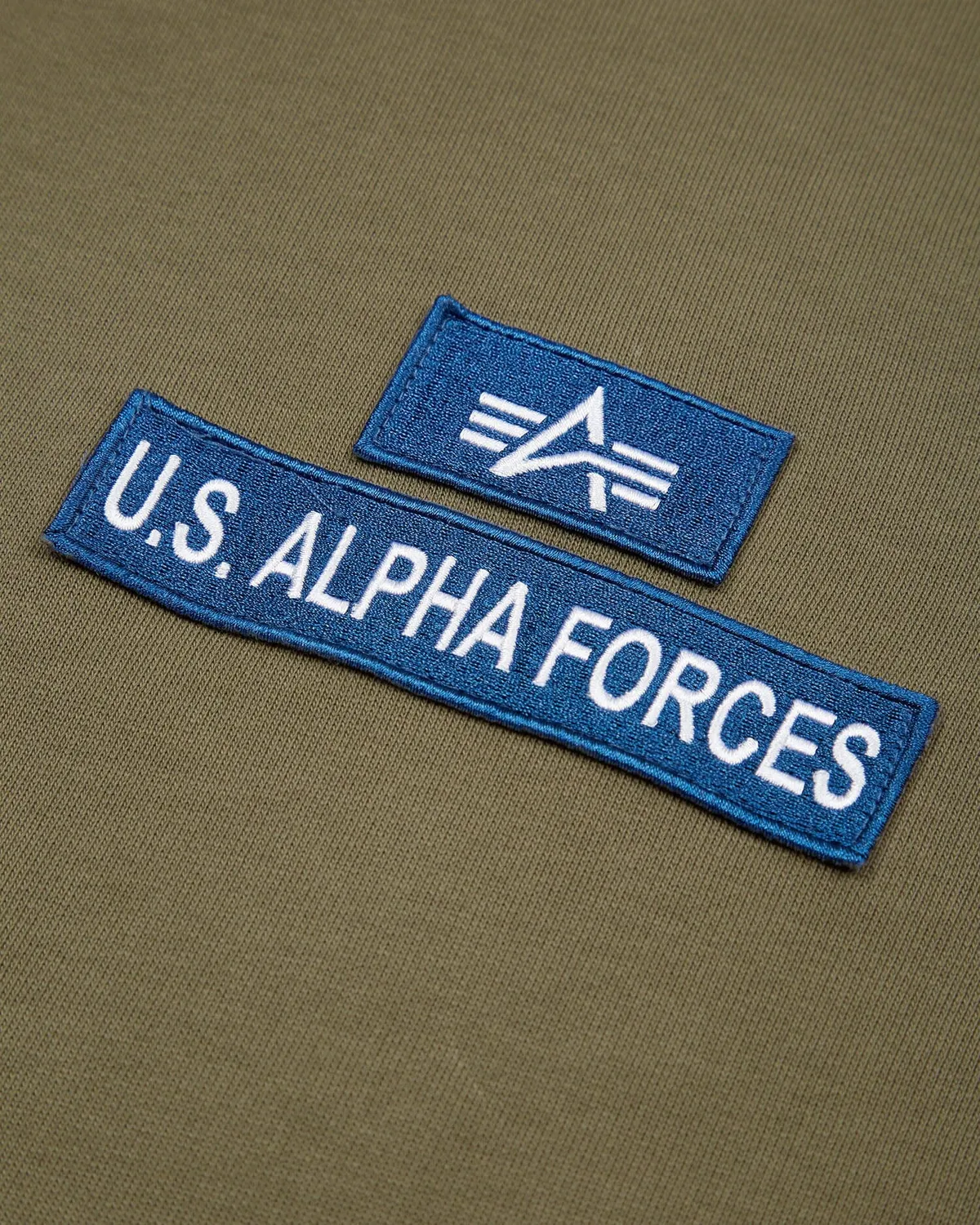 Alpha Industries Alpha Forces Hoodie olive badges