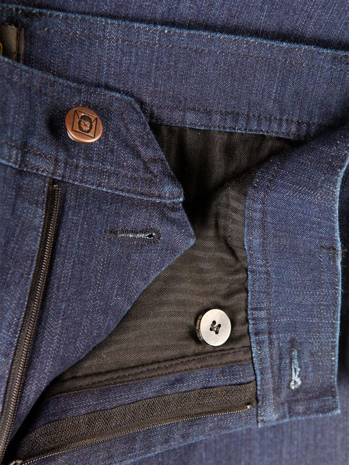 Hollington Cheverny pantalon denim indigo stretch 56